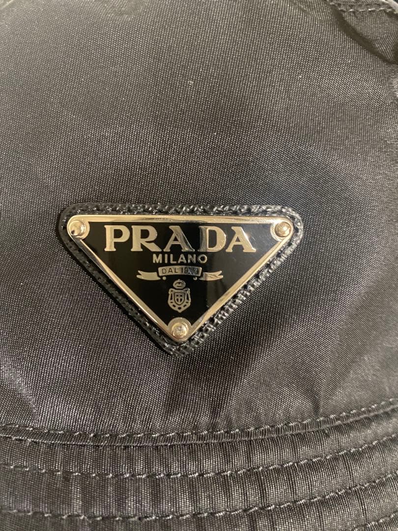 【美品・即購入◎】PRADA バケットハット　リナイロン