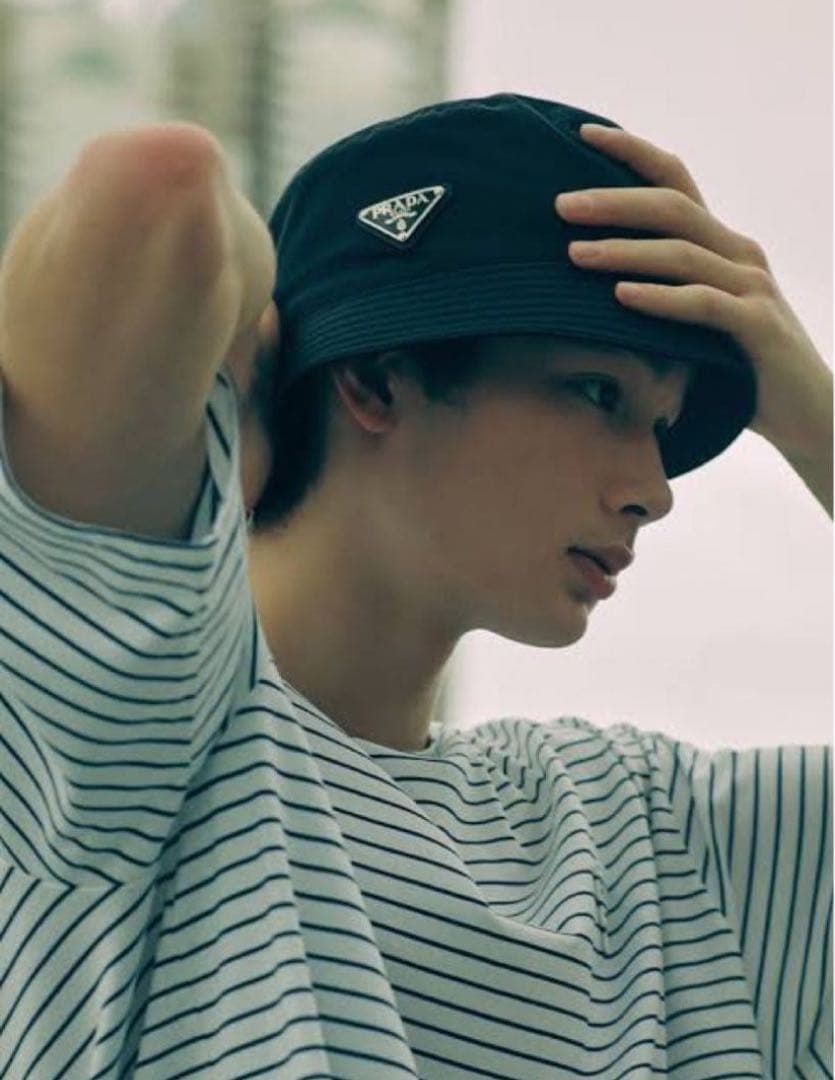 【美品・即購入◎】PRADA バケットハット　リナイロン