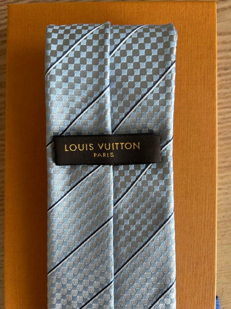 値下げ[新品未使用]Louis Vuitton ストライプ/チェック柄 ネクタイ