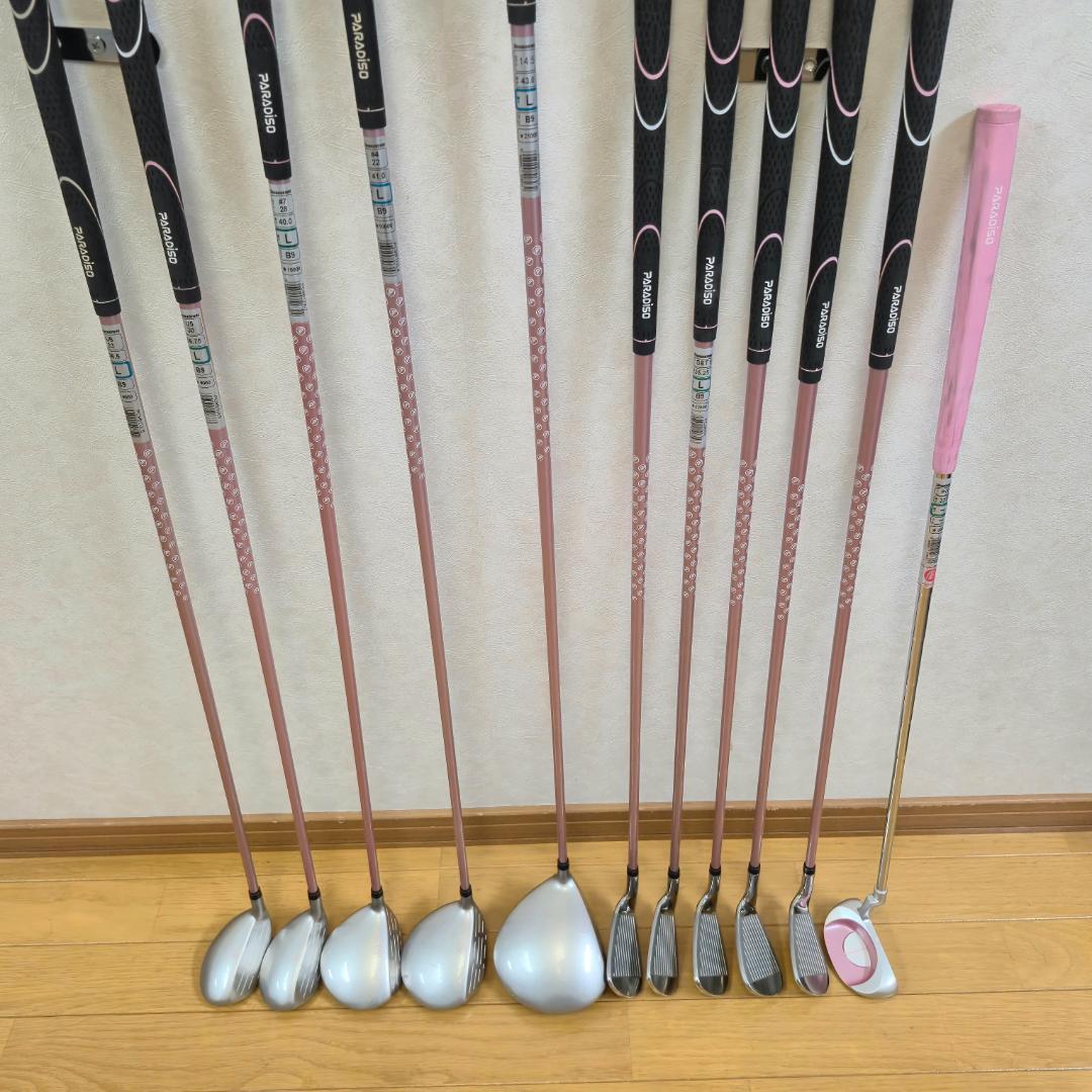 ブリヂストン PARADISO レディース ゴルフクラブ 11本セット 初心者向