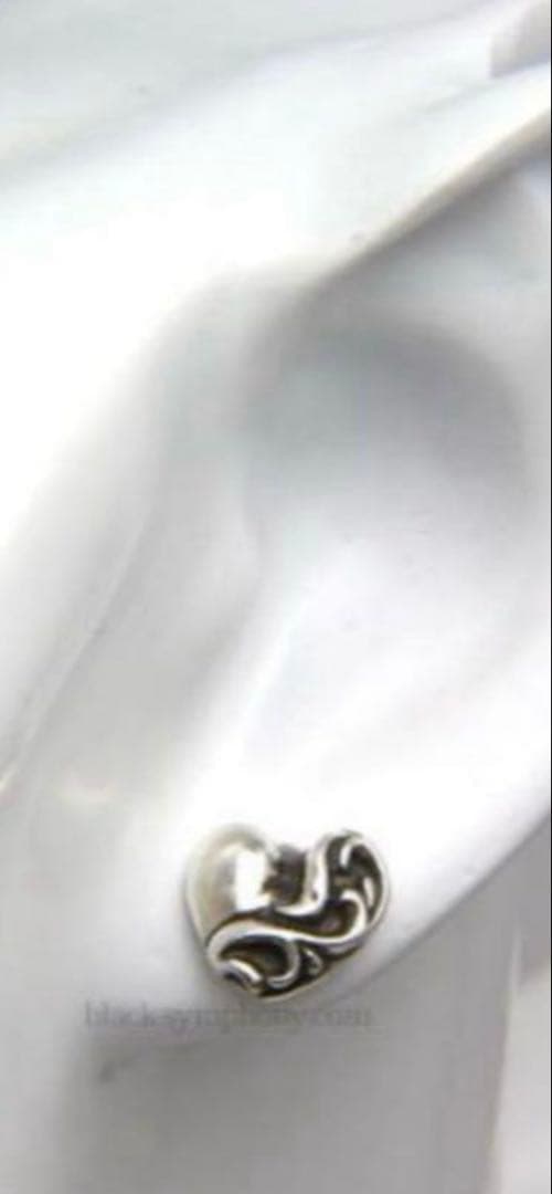 原宿店購入Chrome Hearts ハート スタッドピアス　クロムハーツ