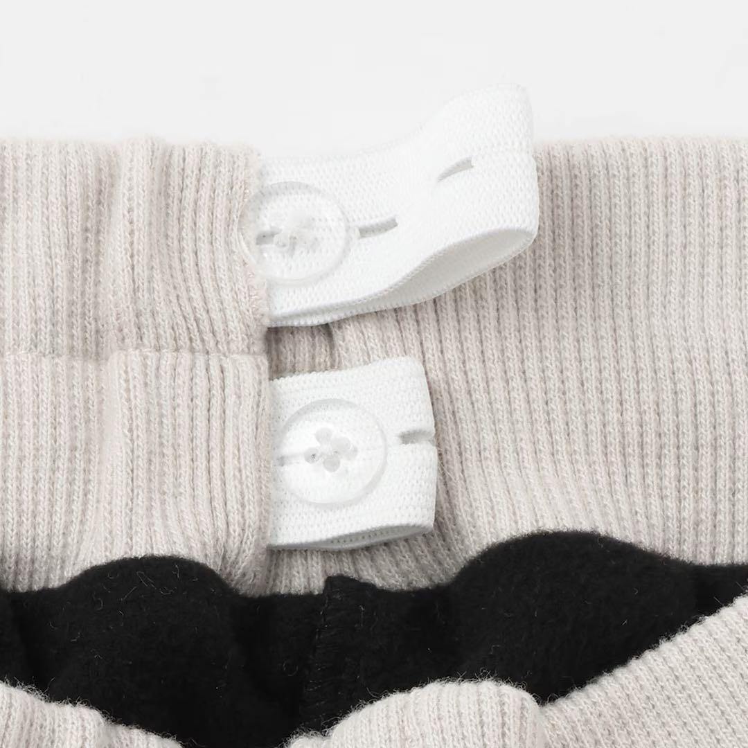 メゾピアノ新品新作タグ付きスポーティーラインジップパーカ＆スカパンセットアップ