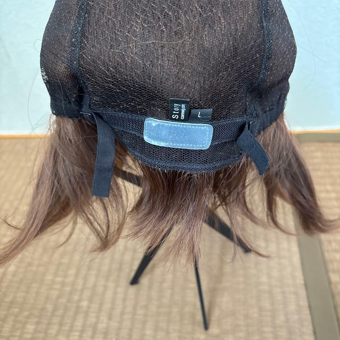 ブラウン ショートボブウィッグ