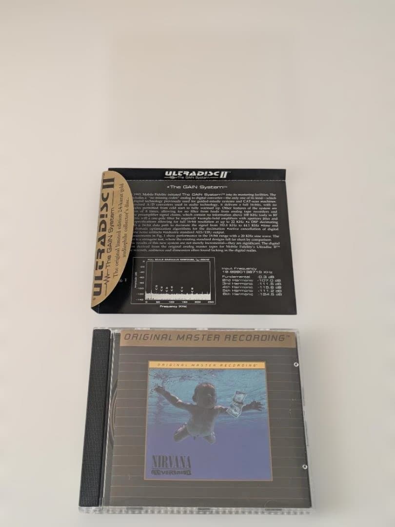 Nirvana NEVERMIND ULTRADISC 24K Gold 限定版