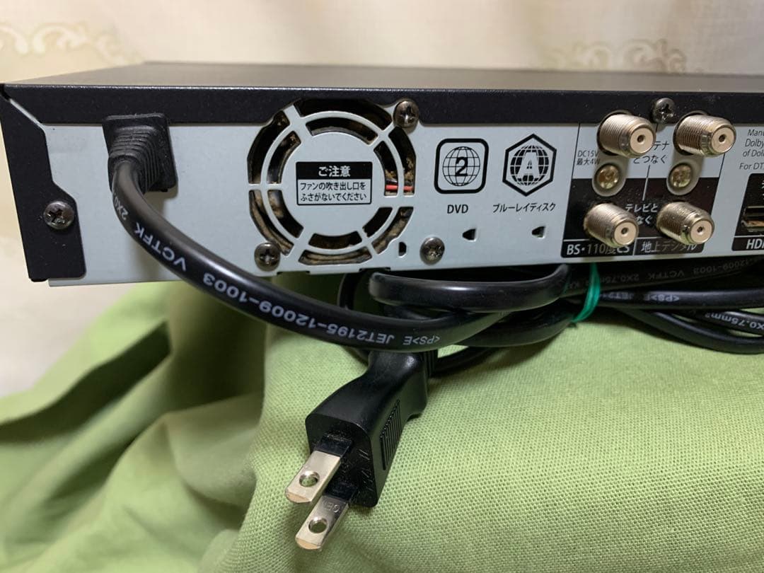 HDD　Blu-rayレコーダ　フナイ　FBR-SW1030　HDMI 1.5M