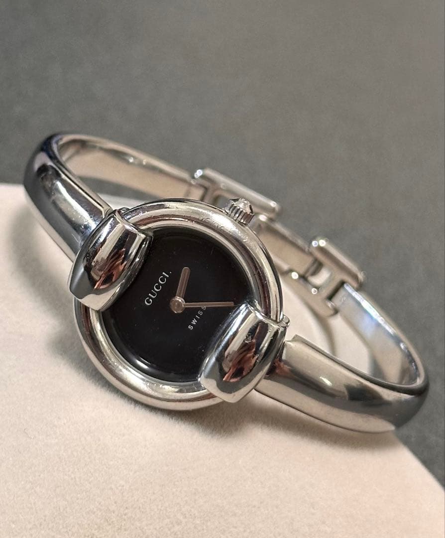稼働品　グッチ GUCCI レディース腕時計 1400L シルバー