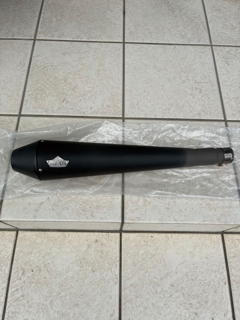 250TR FI対応 GOODSスリップオンマフラー テーパードコーン