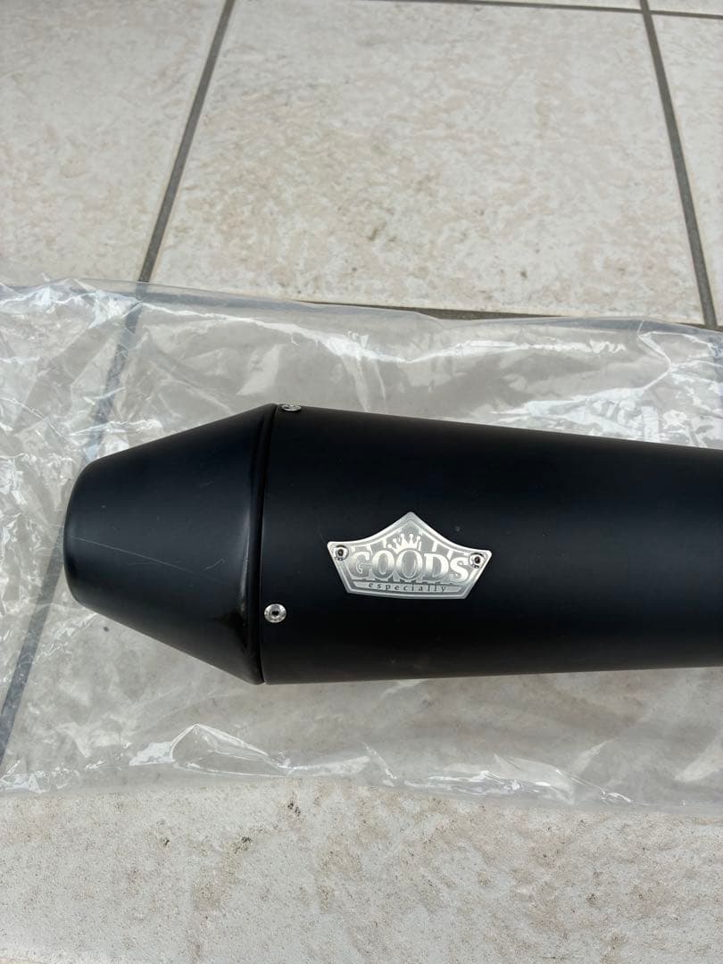 250TR FI対応 GOODSスリップオンマフラー テーパードコーン