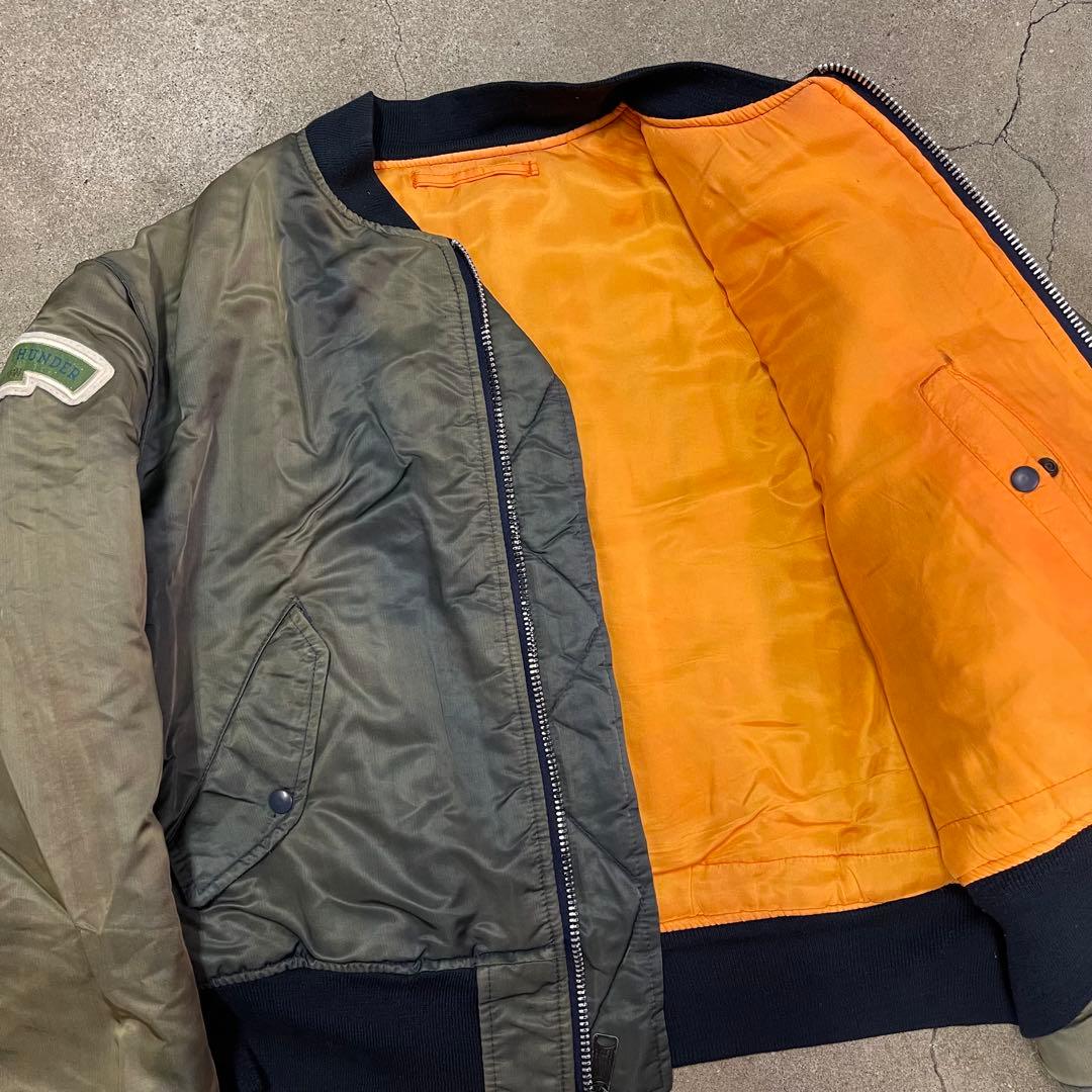 ジャケット・アウター 90s AVIREX ROLLING THUNDER MA-1 XL