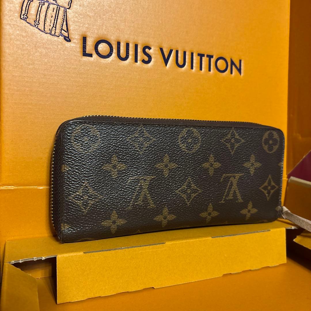 【美品】ルイヴィトン ポルトフォイユ クレマンス モノグラム 長財布