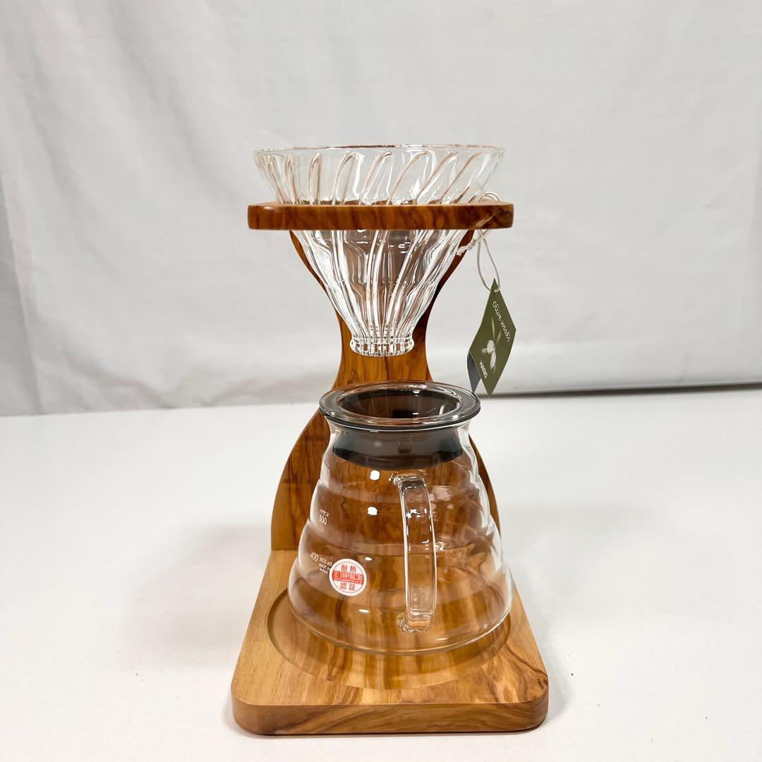 HARIO V60 オリーブウッド スタンドセット 新品未使用