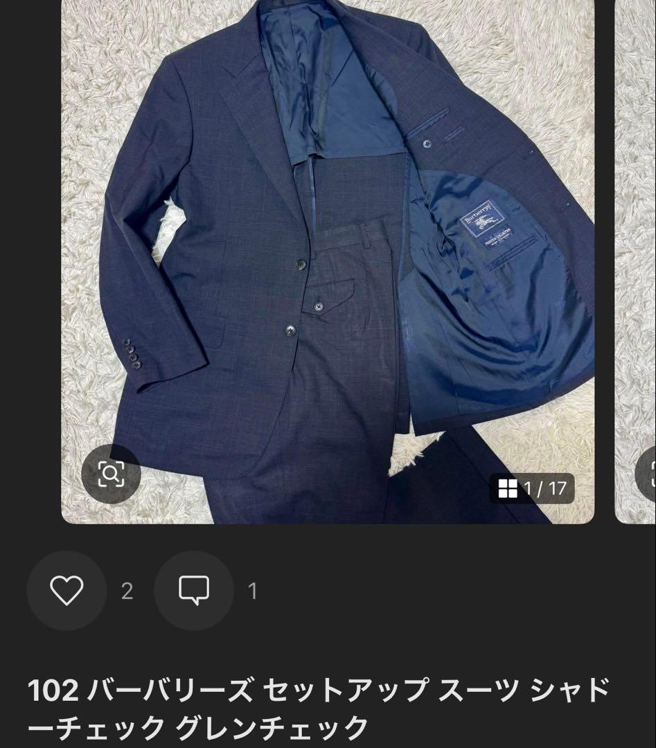 ta.mo　99 100 101 102 103 バーバリー　スーツ