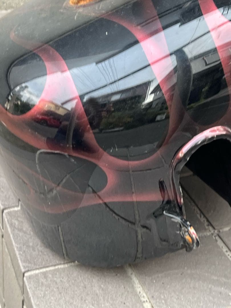 ★ハーレー　スポタン　スポーツタンク　フレイム柄