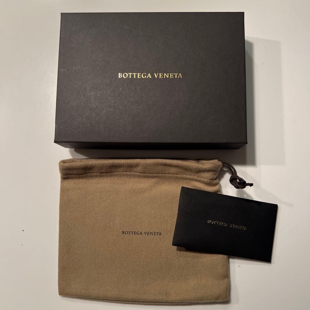 BOTTEGA VENETA ネイビー 二つ折り財布