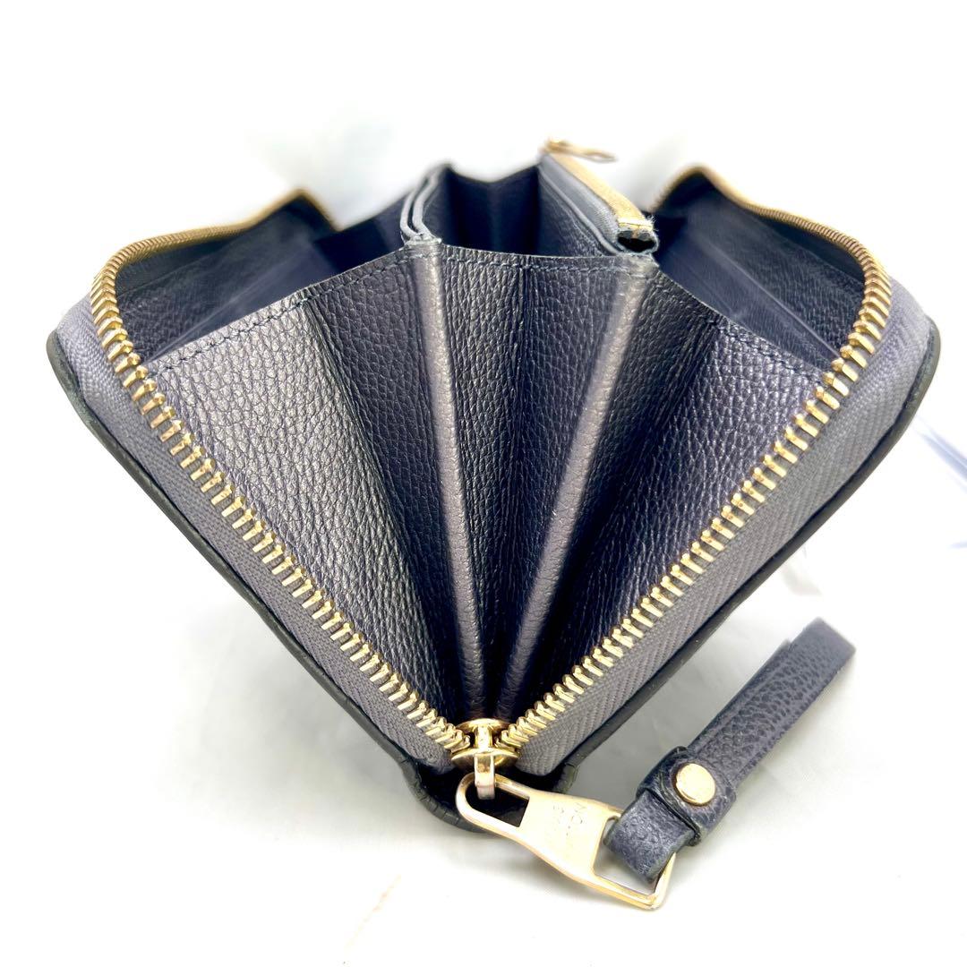 ラスラス 【極美品 付属付】スタッズ アンプラント ジッピーウォレット