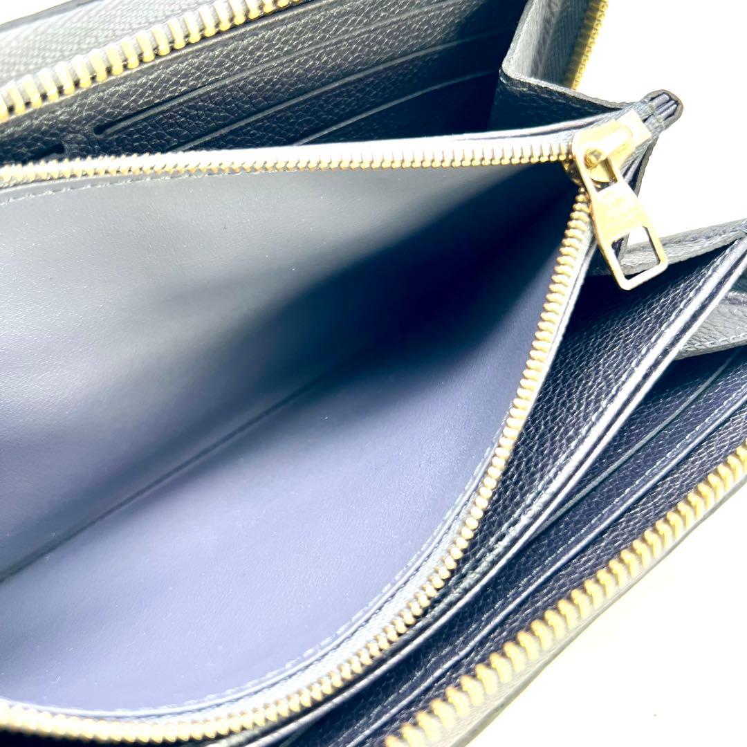 ラスラス 【極美品 付属付】スタッズ アンプラント ジッピーウォレット