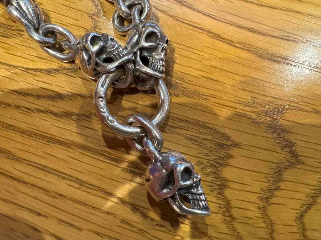 Gabor ガボール クラウンキーパー スカル ヌードル ウォレットチェーン