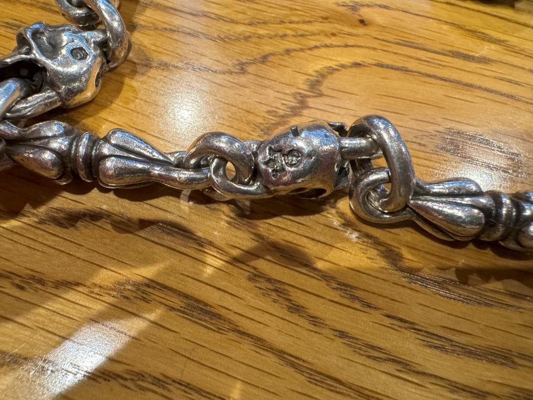 Gabor ガボール クラウンキーパー スカル ヌードル ウォレットチェーン