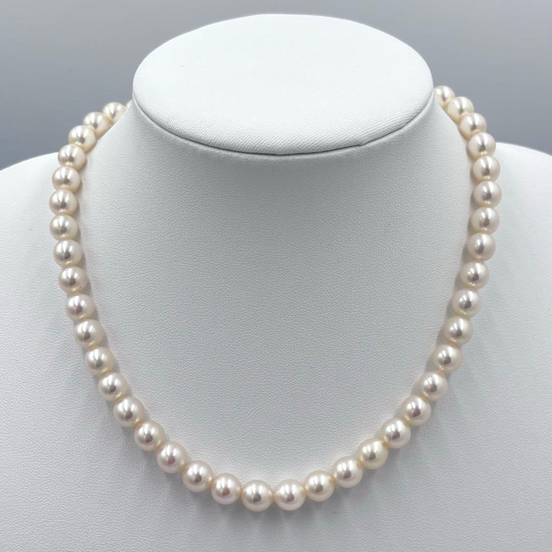 最高峰✨田崎真珠　大珠8mm アコヤ本真珠 ネックレス 照り/干渉色◎ 冠婚葬祭