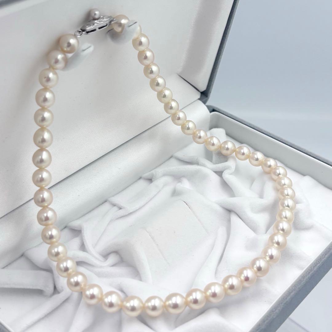 最高峰✨田崎真珠　大珠8mm アコヤ本真珠 ネックレス 照り/干渉色◎ 冠婚葬祭
