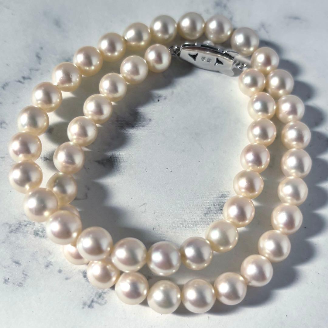 最高峰✨田崎真珠　大珠8mm アコヤ本真珠 ネックレス 照り/干渉色◎ 冠婚葬祭