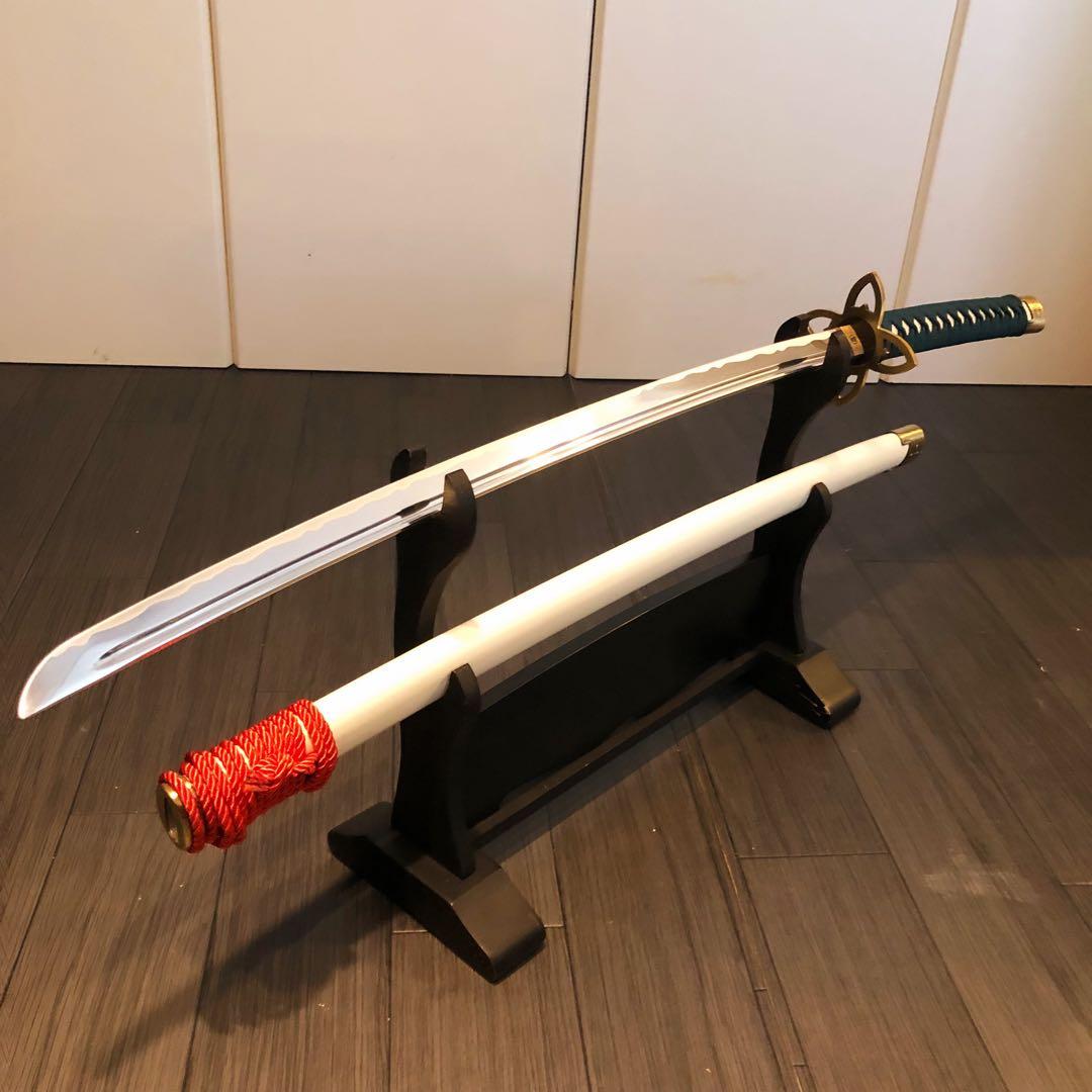 模造刀　刀　タシギ　時雨　白拵え　鬼滅　胡蝶　日輪刀　ワンピース