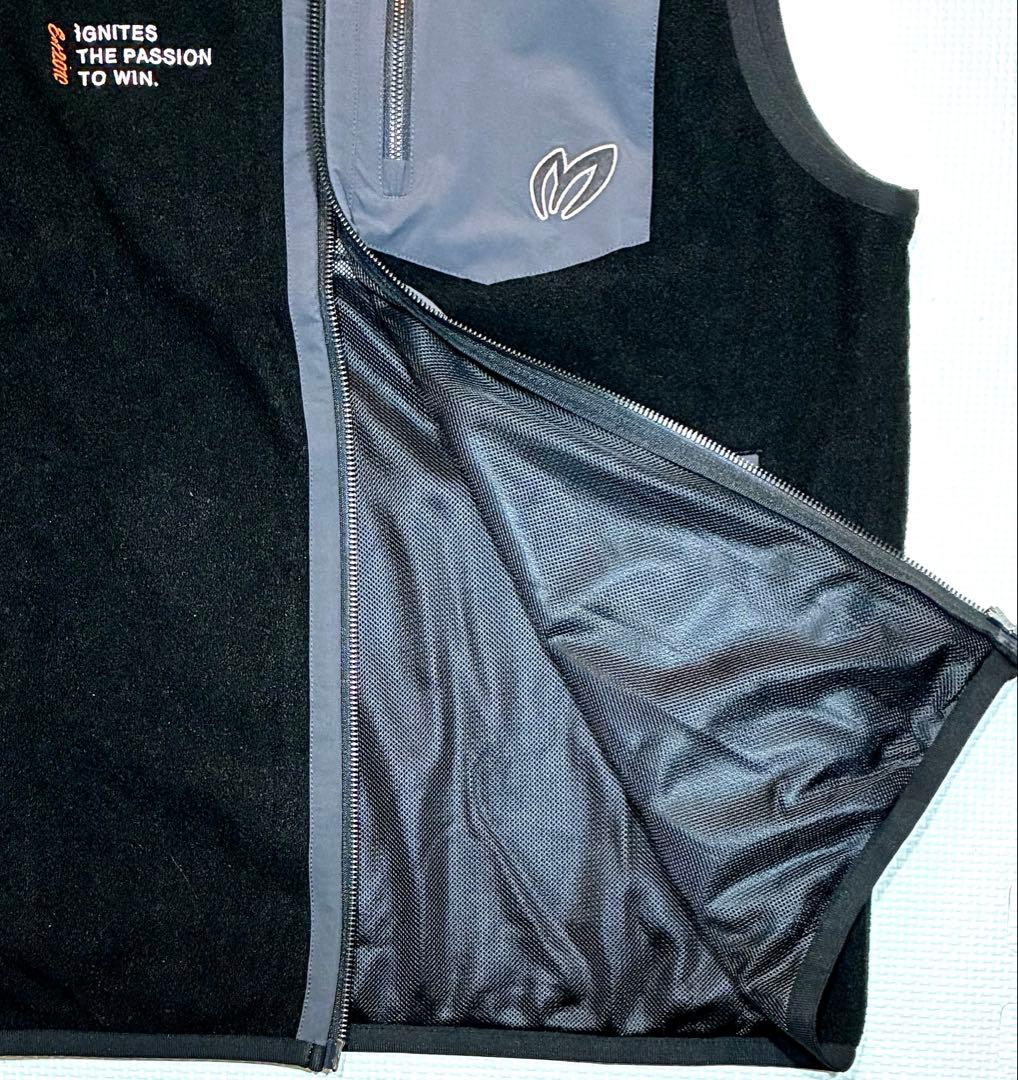 マスターバニーエディション 毛混ブークレ フルジップベスト（BLK／5）