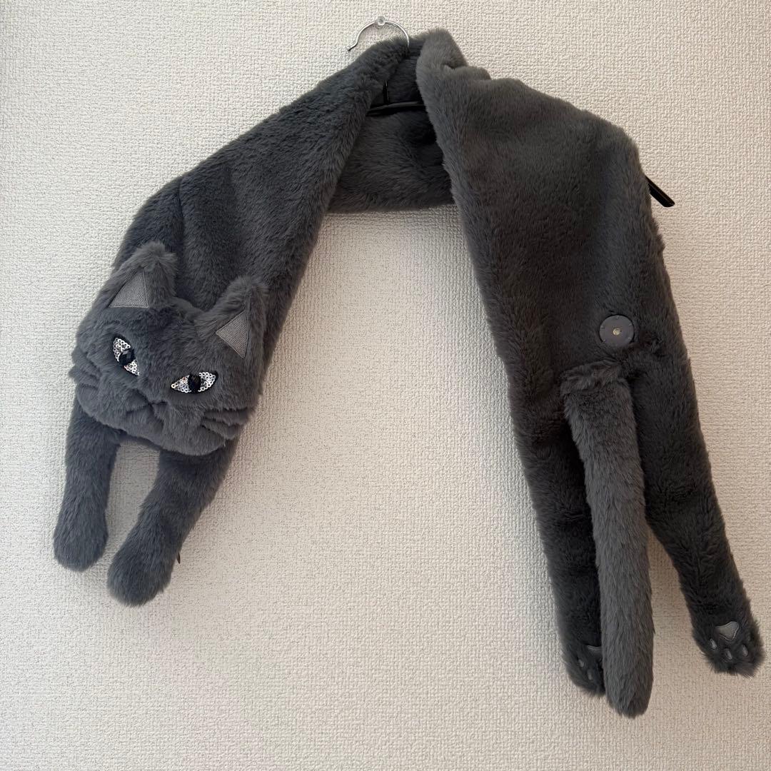 mmts マミタス 猫ティペット マフラー 中川翔子 ネコ CAT