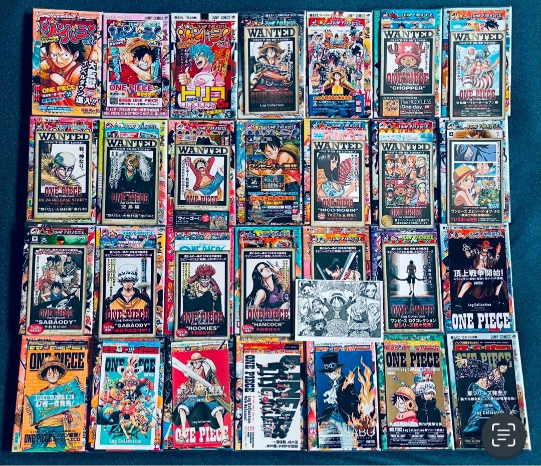 ワンピース　全巻 初版　帯☆チラシ全巻 + おまけ