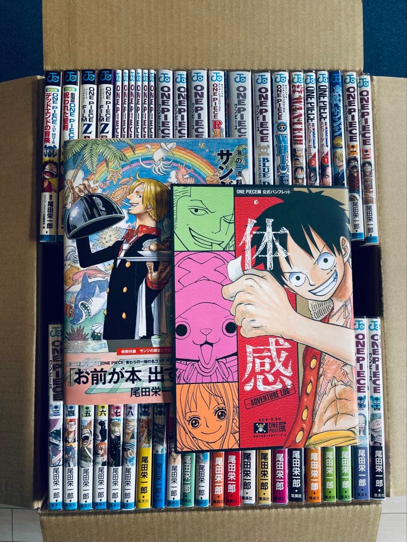 ワンピース　全巻 初版　帯☆チラシ全巻 + おまけ