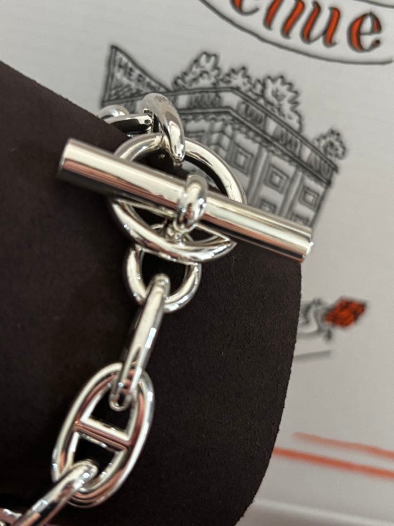 【新品未使用】エルメスシェーヌダンクル GM13コマ　ブレスレット