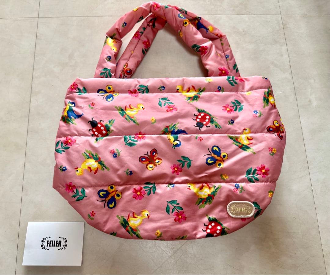FEILER フェイラー　ハイジ　エコユース　トートバッグ　店舗限定　ピンク