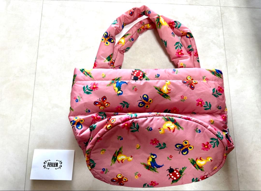 FEILER フェイラー　ハイジ　エコユース　トートバッグ　店舗限定　ピンク
