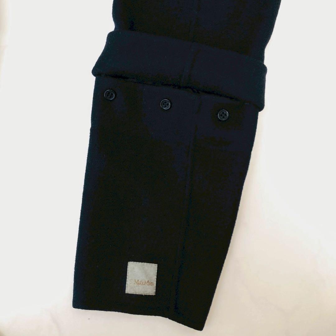 美品✨️マックスマーラ　クチートアマーノ　ベルテッドコート　フード　40