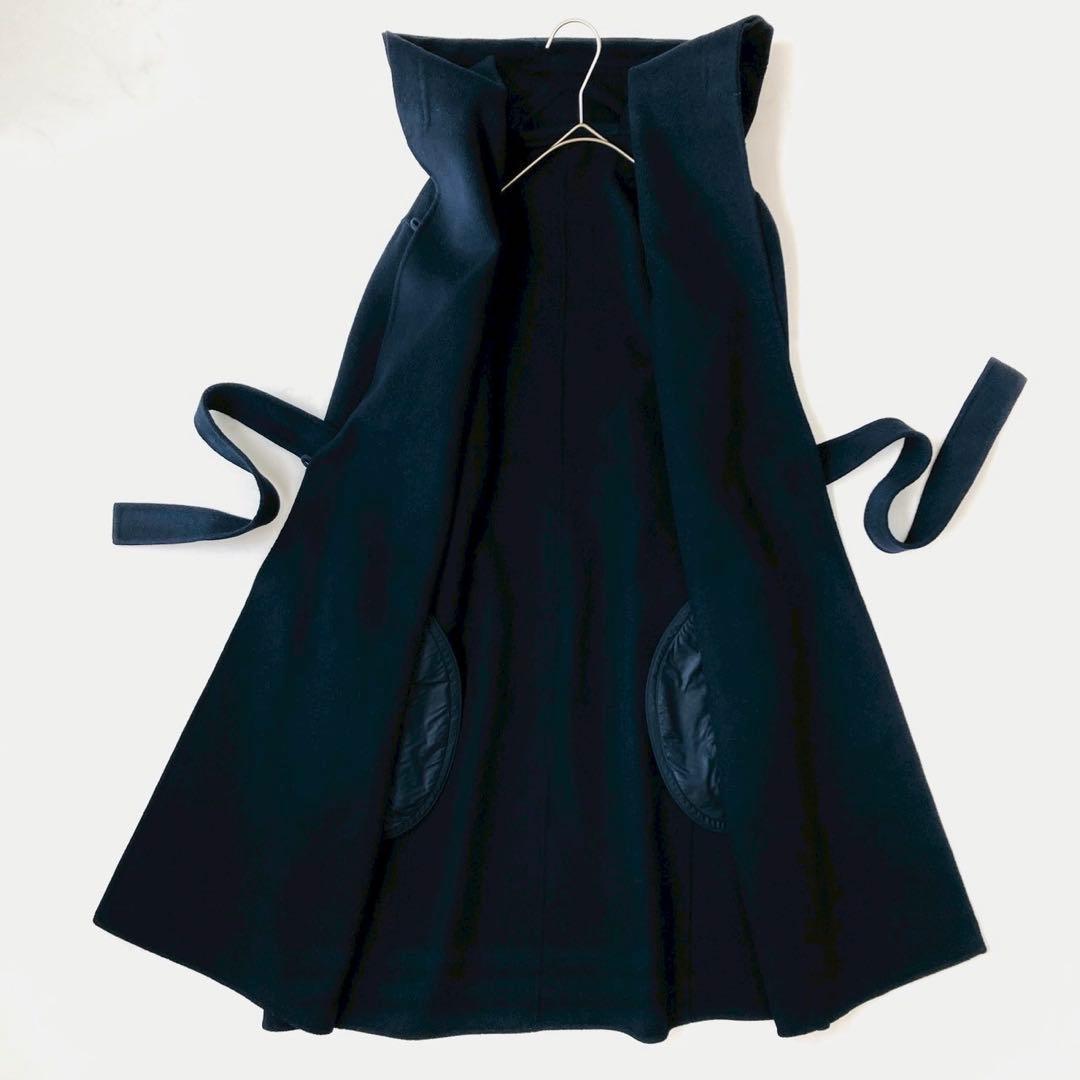 美品✨️マックスマーラ　クチートアマーノ　ベルテッドコート　フード　40