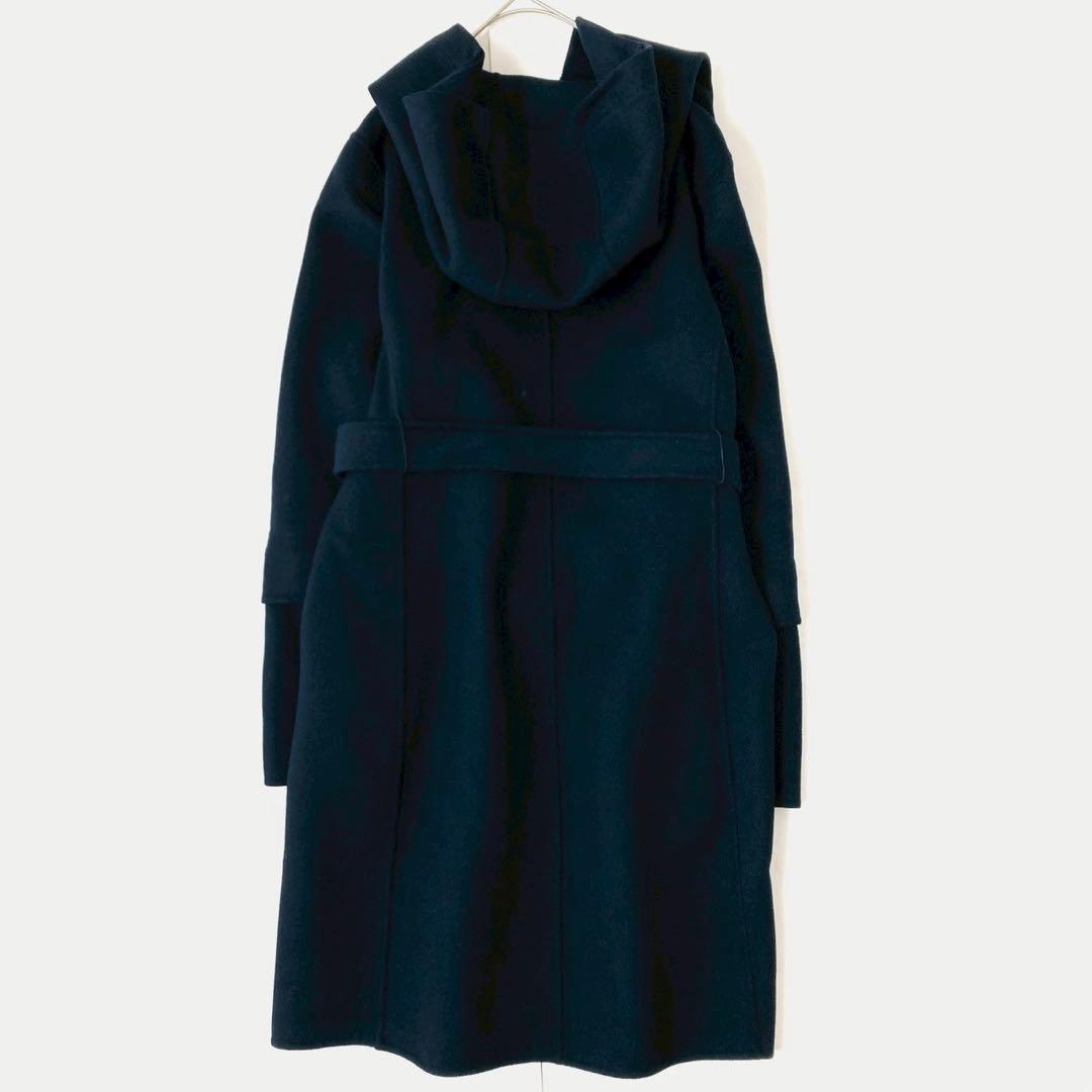 美品✨️マックスマーラ　クチートアマーノ　ベルテッドコート　フード　40