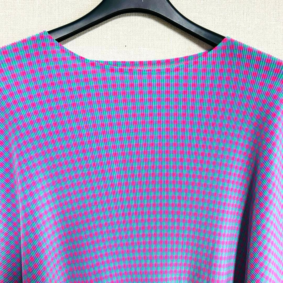 プリーツプリーズ 変形カットソー バルーン サークル イッセイミヤケ