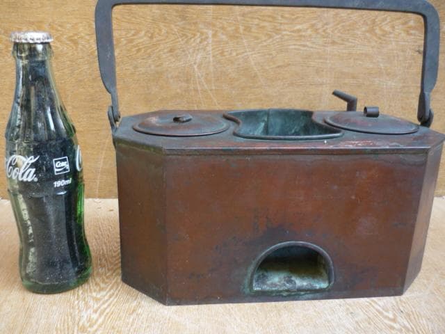 燗銅壷　ドーコ　希少品・時代物　八角型