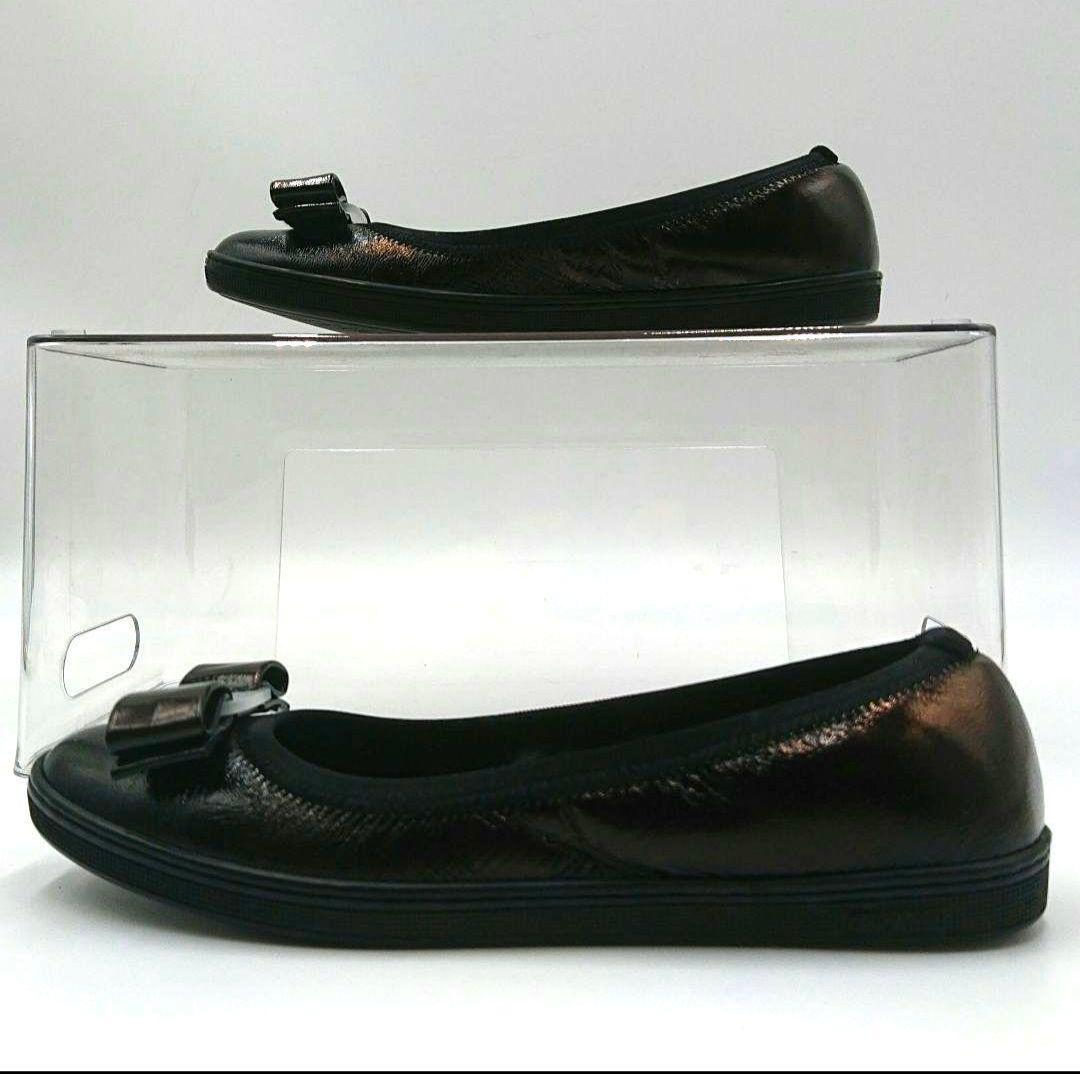 ☆極美品☆フェラガモ バレエシューズ フラット パンプス ヴァラリボン 22cm
