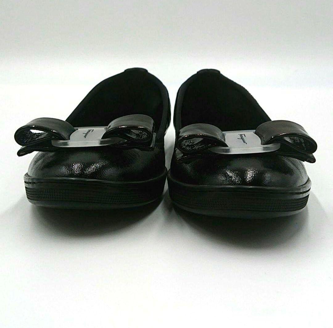 ☆極美品☆フェラガモ バレエシューズ フラット パンプス ヴァラリボン 22cm