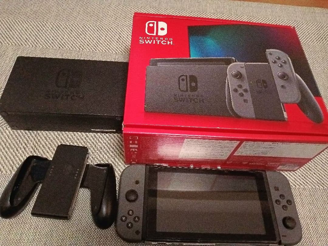 Nintendo Switch 本体 グレー　新パッケージ