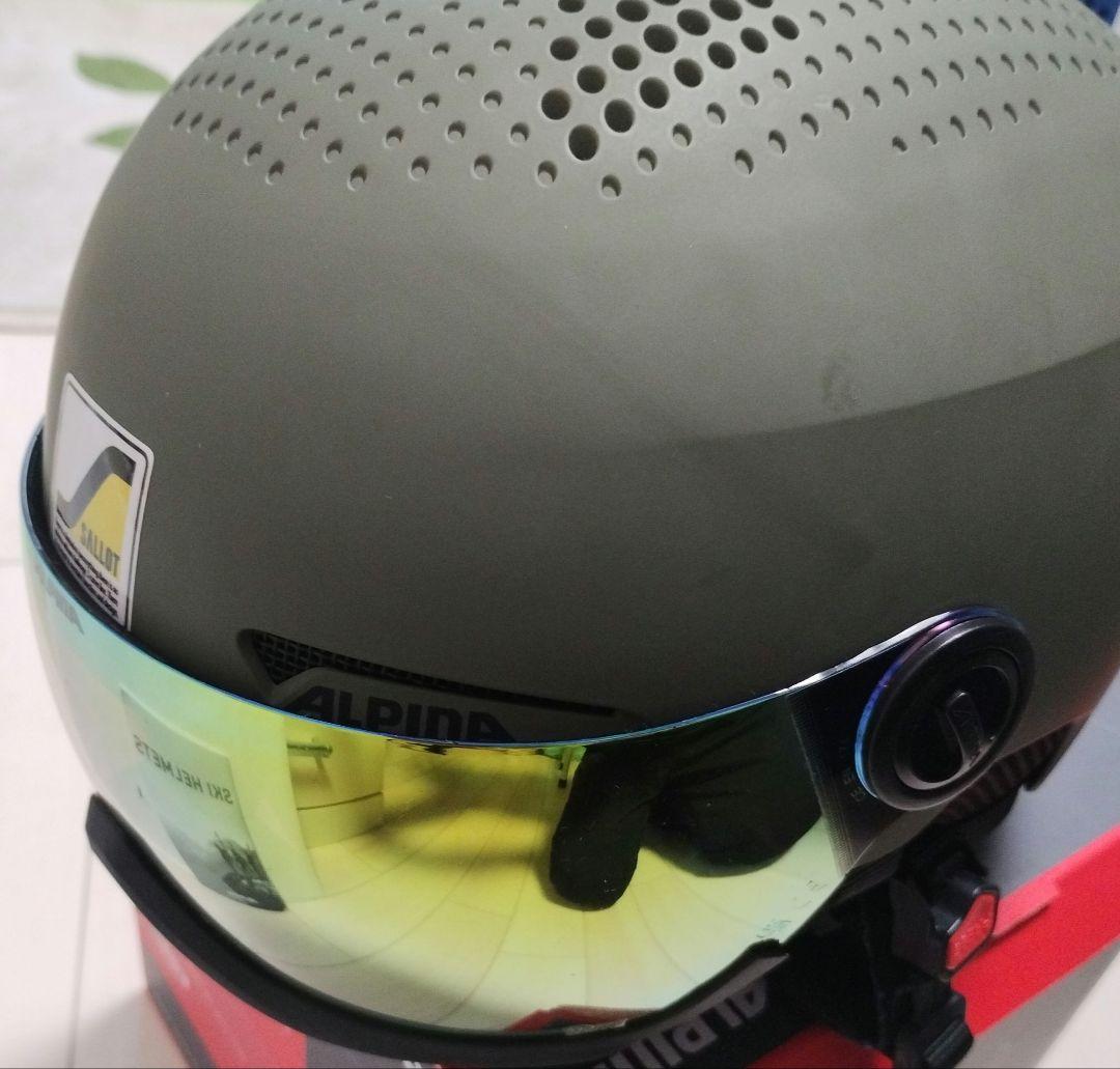ク*パ様 ALPINA(アルピナ) スキースノーボードバイザーヘルメット ミラー