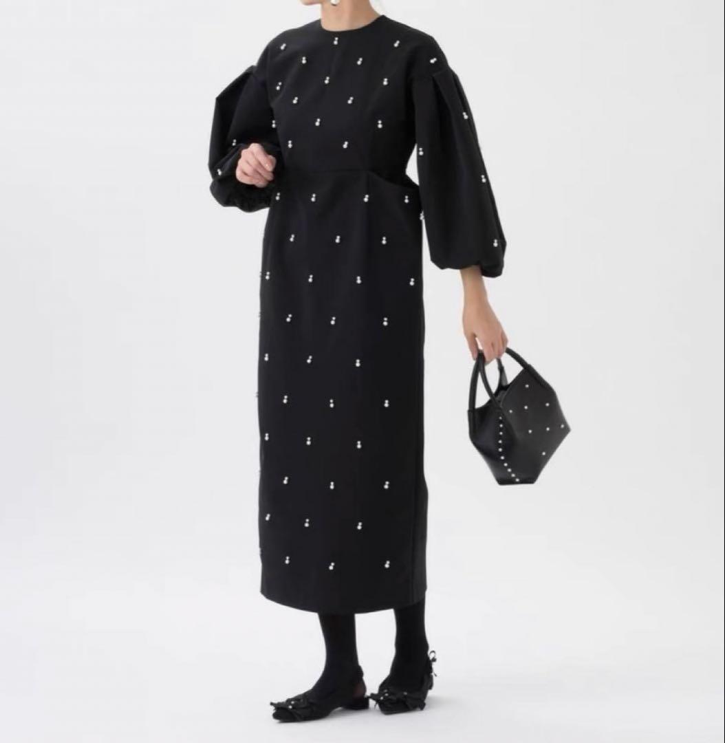 【美品】ツルバイマリコオイカワ　パール　ワンピース