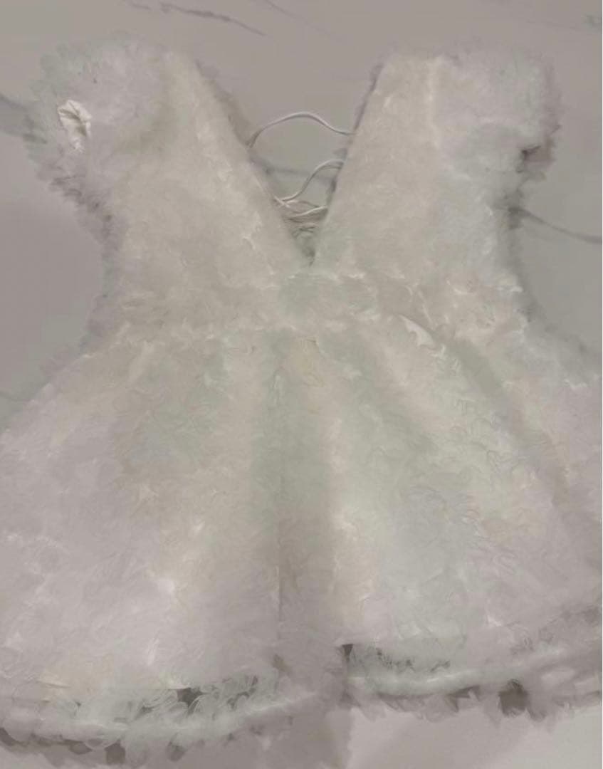 polaura フラワーペプラムバックリボンチュニック