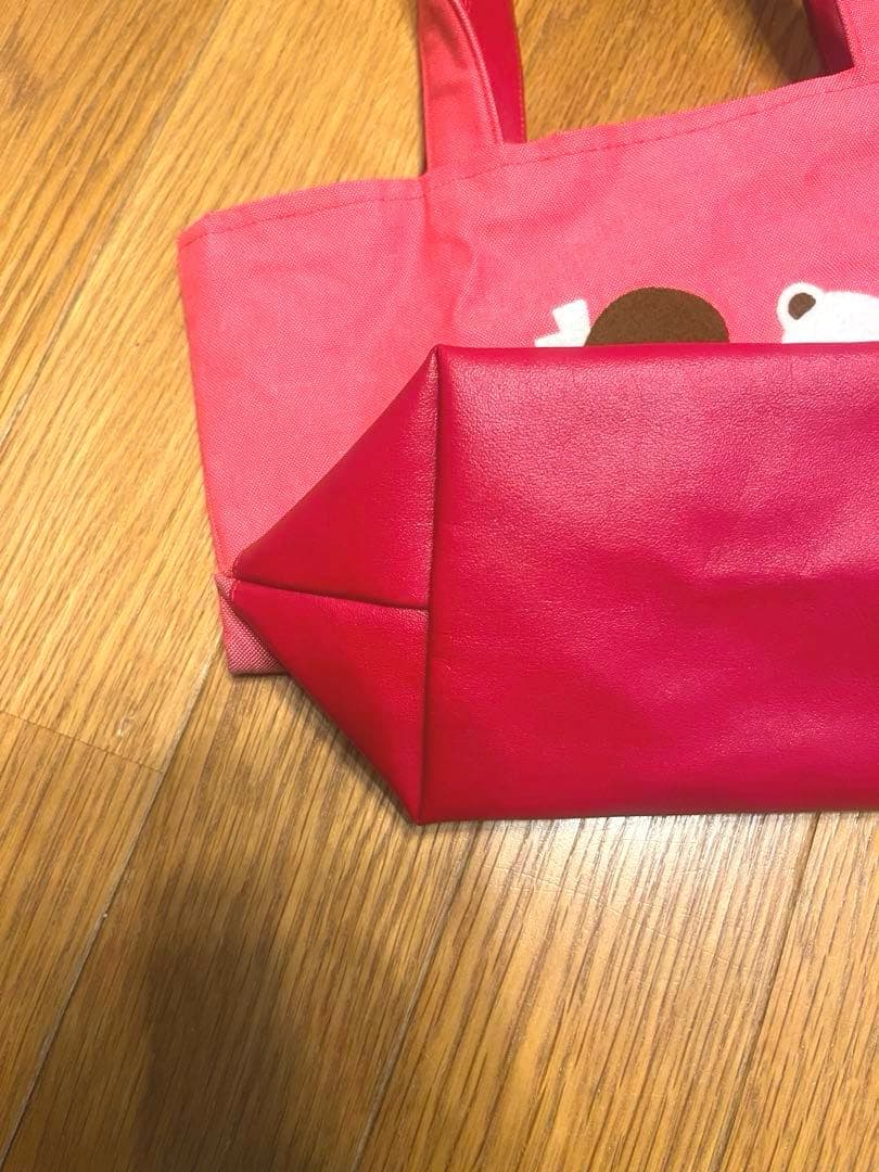 ファミリア手刺繍デニムバッグ　ぷりん❤️