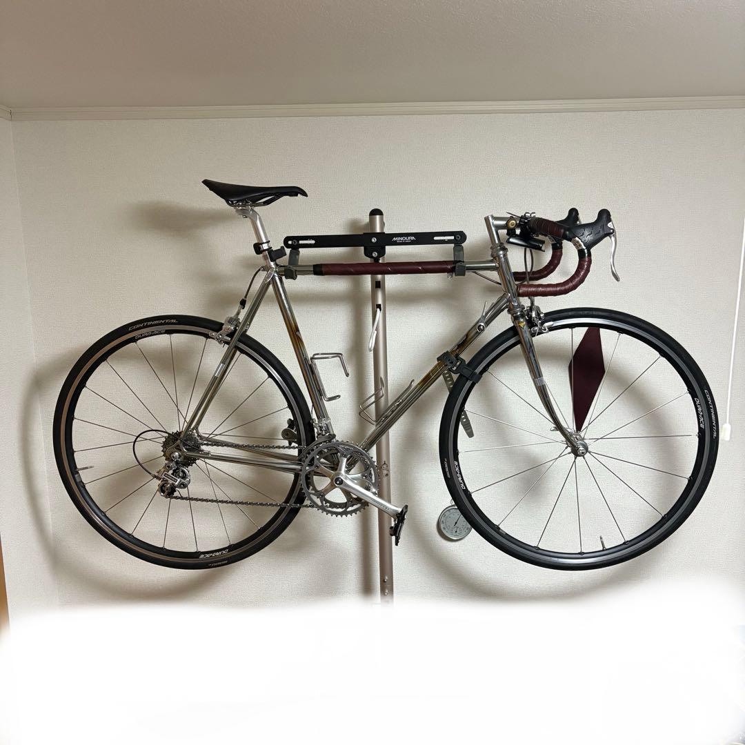 【さらに値下】クロモリ ビンテージ 55 シマノ10速Wレバー DURA-ACE