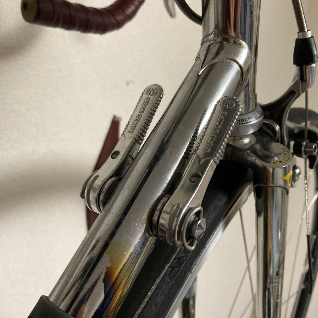 【さらに値下】クロモリ ビンテージ 55 シマノ10速Wレバー DURA-ACE