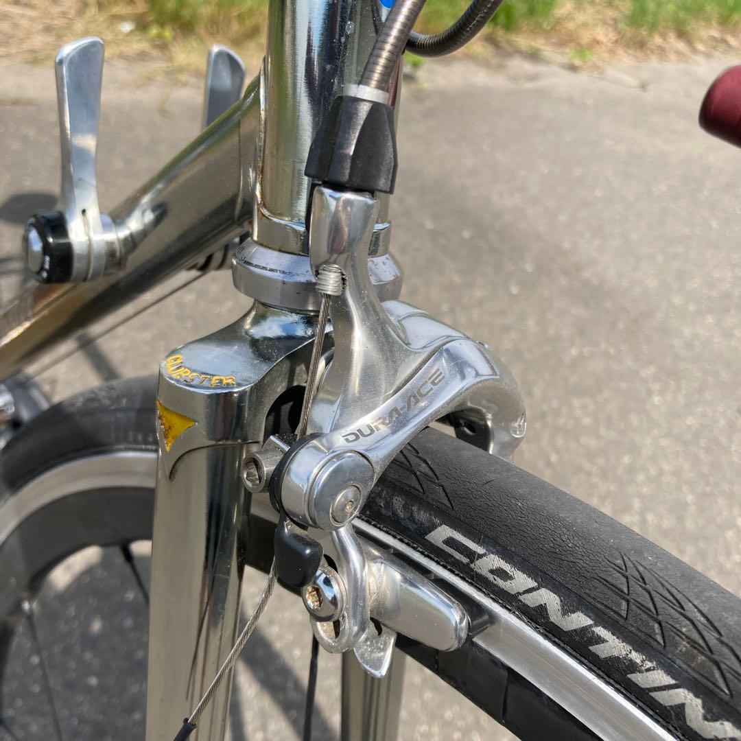 【さらに値下】クロモリ ビンテージ 55 シマノ10速Wレバー DURA-ACE