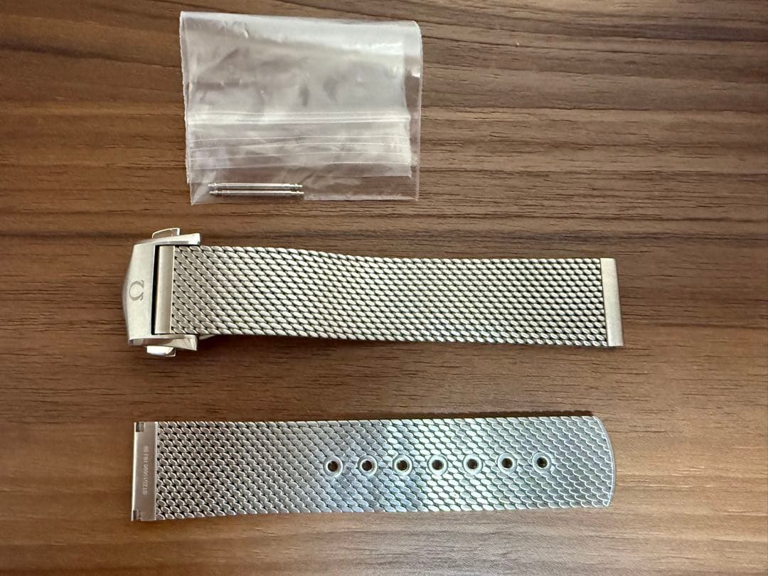 純正 OMEGA ステンレススチールメッシュベルト 19mm オメガ
