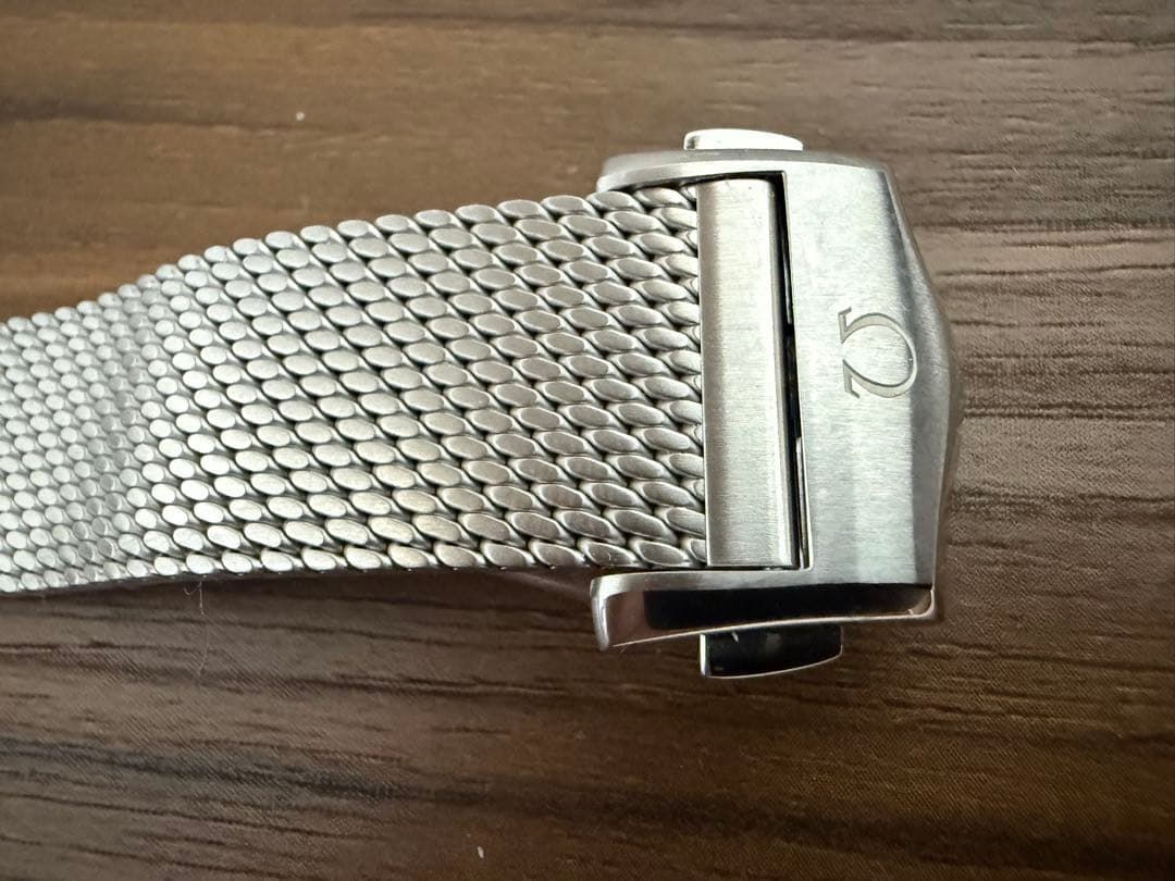 純正 OMEGA ステンレススチールメッシュベルト 19mm オメガ